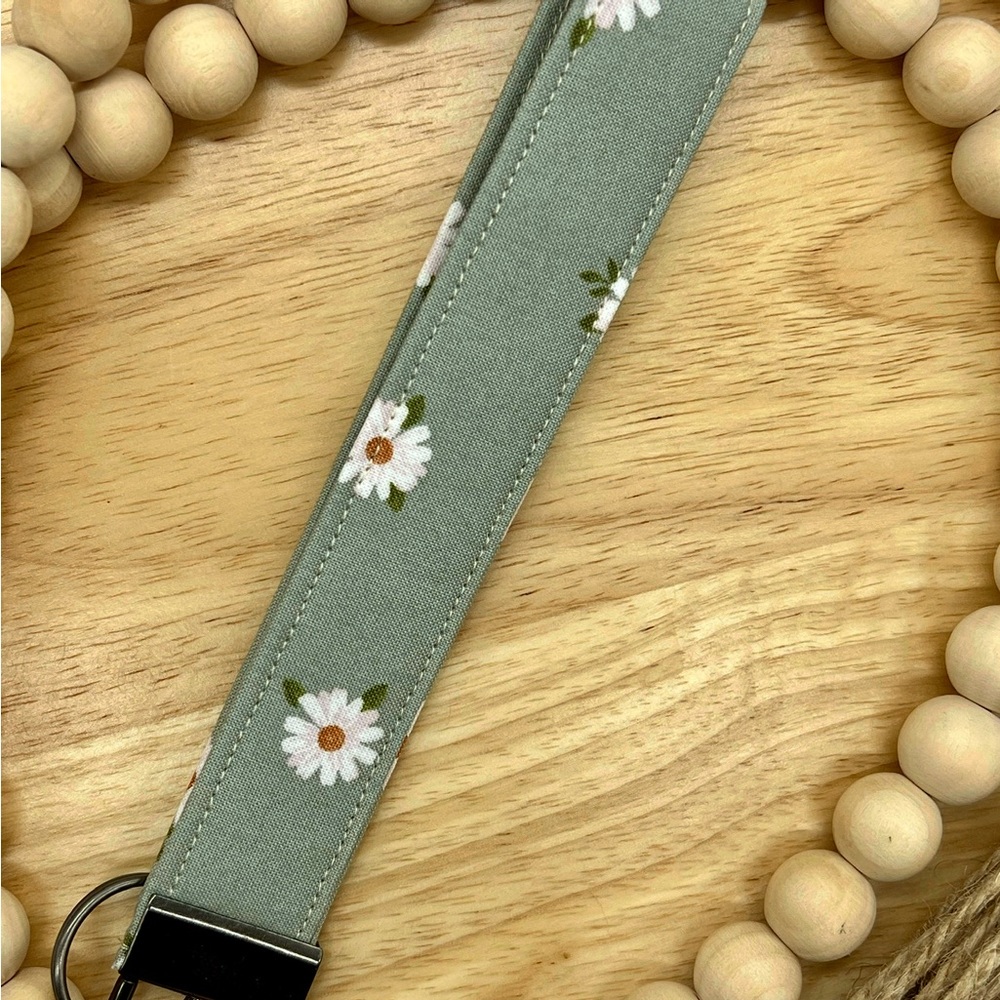 Floral Keychain Wristlet